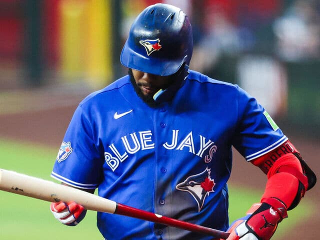 El primera base de los Toronto Blue Jays, Vladimir Guerrero Jr., atraviesa una mala racha y busca recuperar su ritmo.