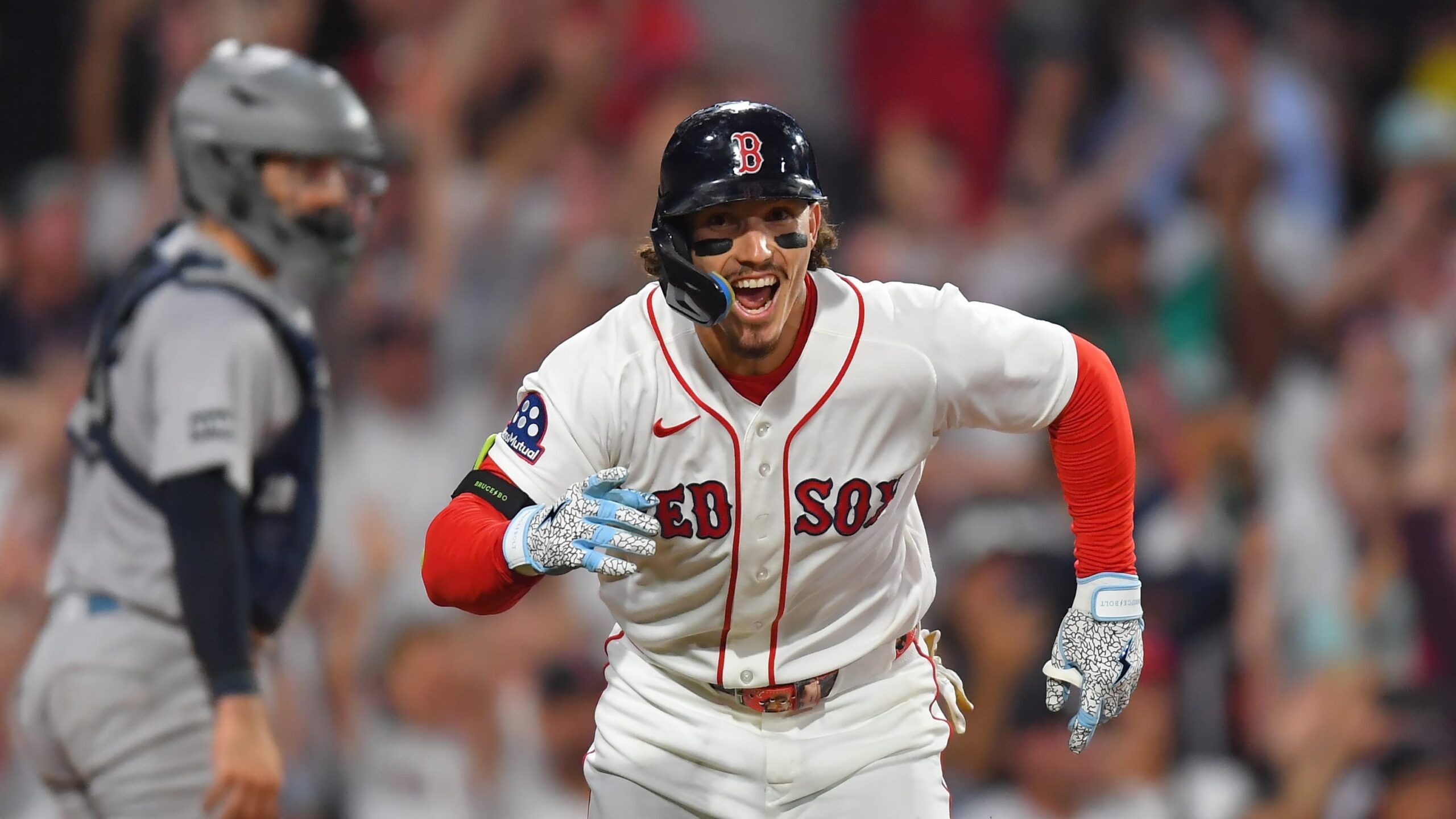 Jarren Duren de los Medias Rojas de Boston.