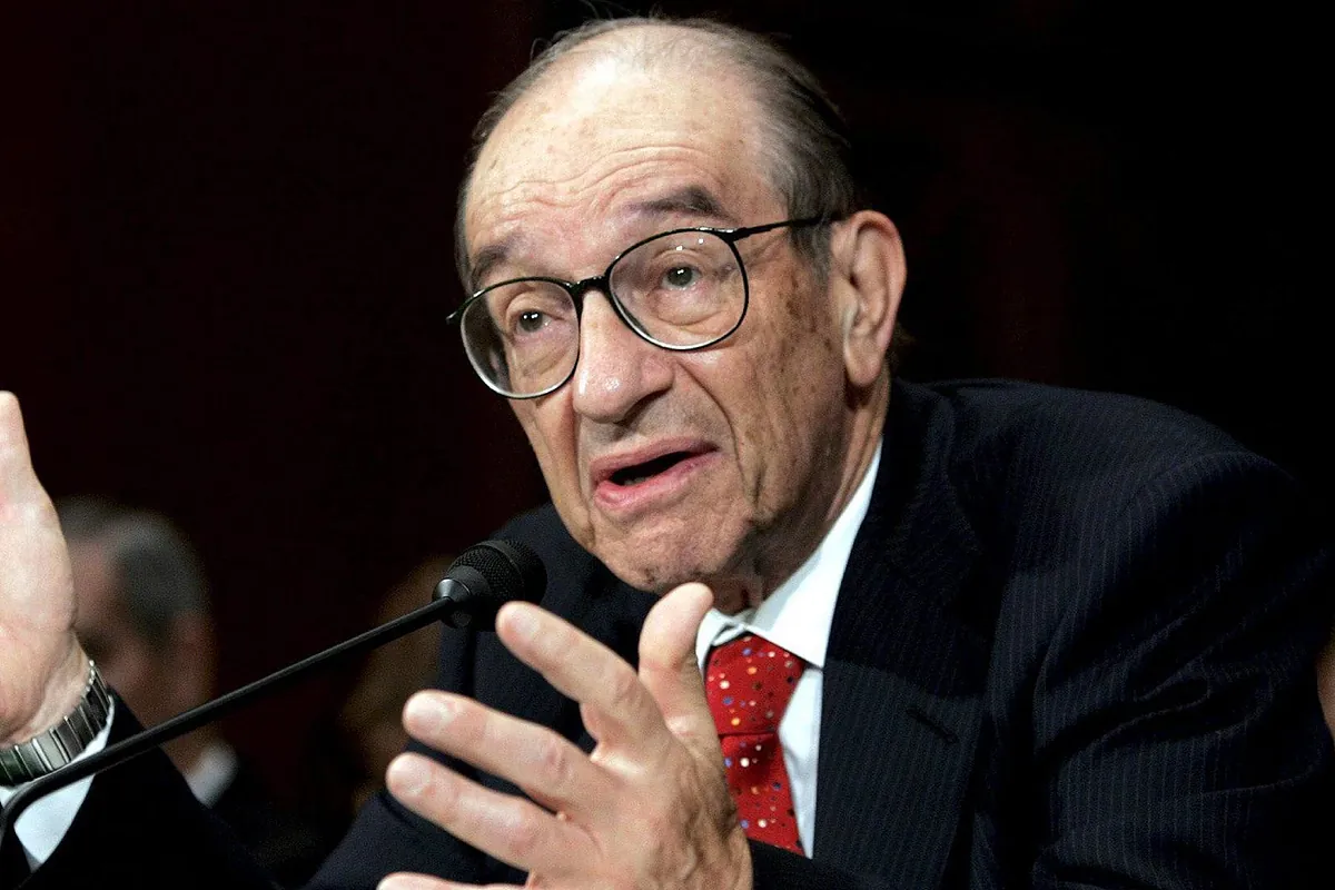 Alan Greenspan, el presidente de la Reserva Federal./Fuente externa.