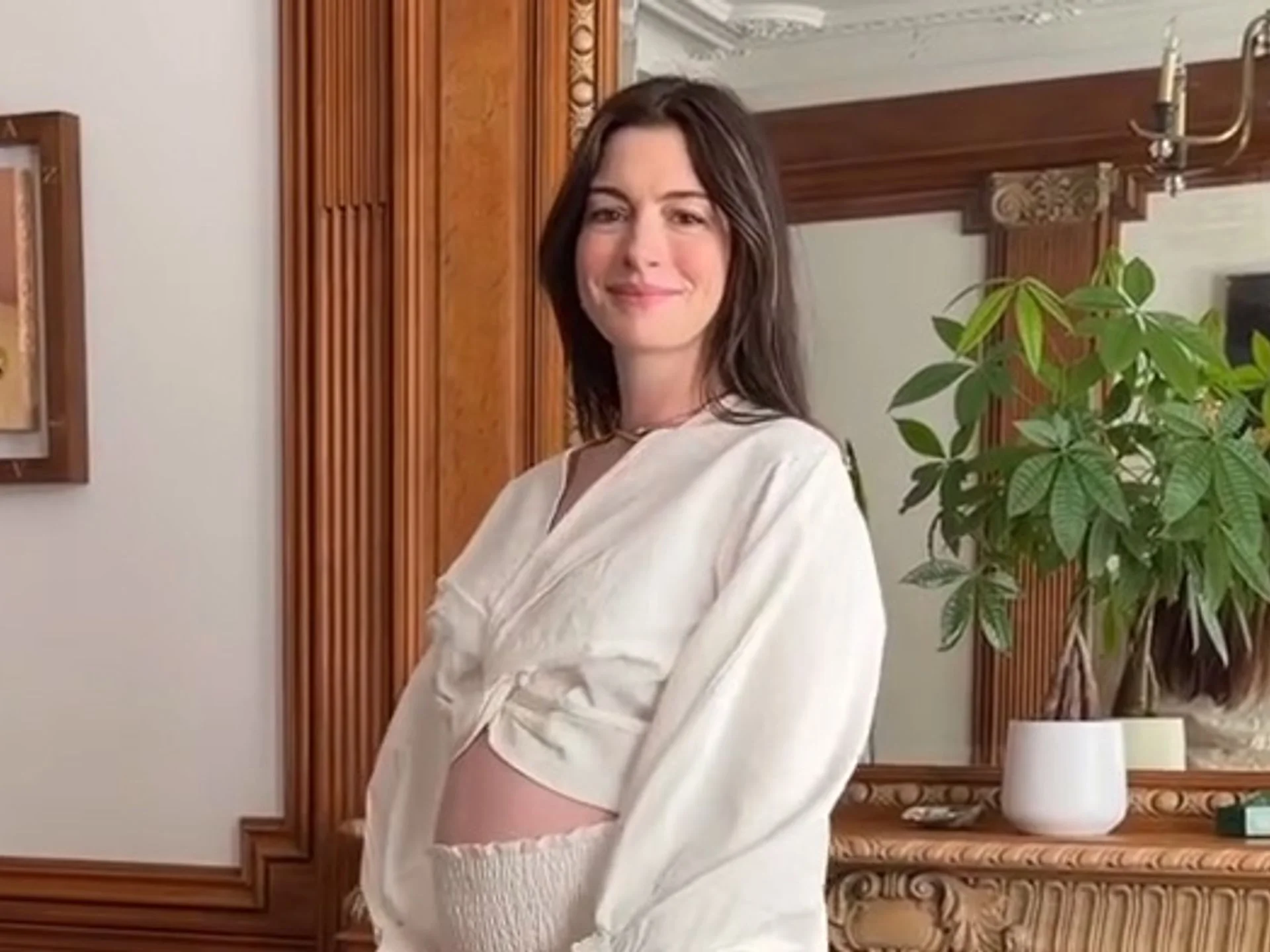 La actriz estadounidense Anne Hathaway