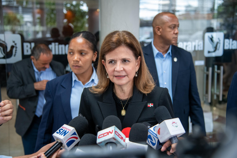 La vicepresidenta de la República, Raquel Peña