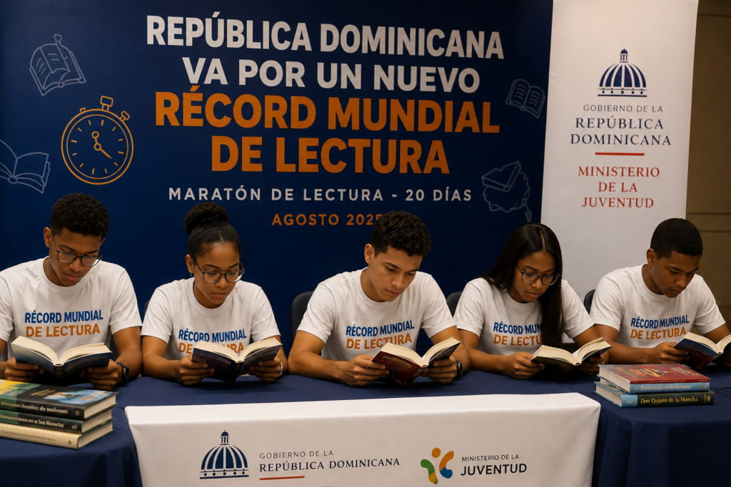 Maratón de Lectura / Imagen creada con la IA