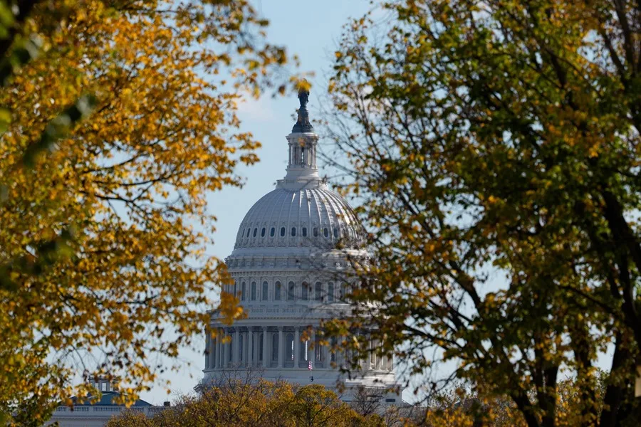 Fotografía de archivo del exterior del edificio del Capitolio, sede del Congreso estadounidense, en Washington (EE.UU.). EFE/EPA/ Aaron Schwartz.