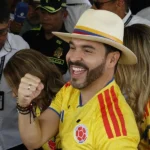 El candidato a la presidencia de Colombia Abelardo de la Espriella reacciona este domingo, en Barranquilla (Colombia). EFE/ Mauricio Dueñas Castañeda.