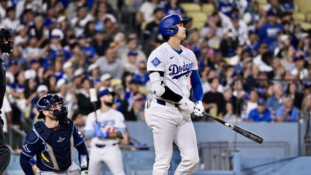Shohei Ohtani conectó su decimoquinto jonrón de la temporada y Justin Wrobleski lanzó seis entradas para guiar a los Dodgers de Los Ángeles a una victoria de 1-0 sobre los Rays de Tampa Bay.