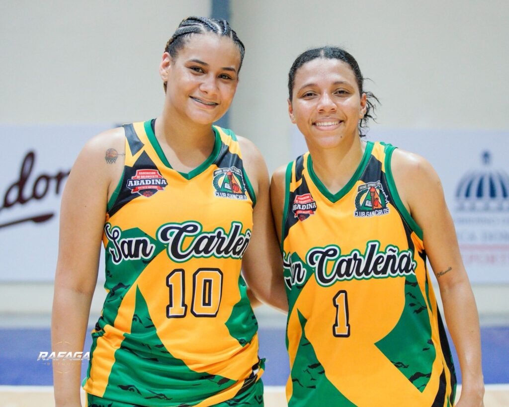Tawni Olivero y Yadira Marte, del club San Carlos, fueron vitales para vencer a San Lázaro.