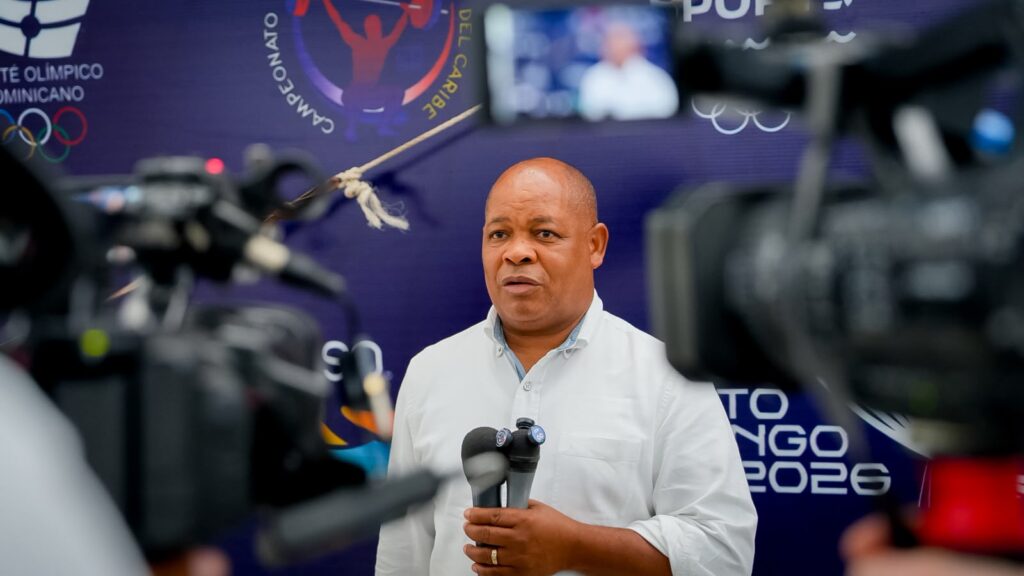 William Ozuna, presidente de la Federación Dominicana de Pesas.