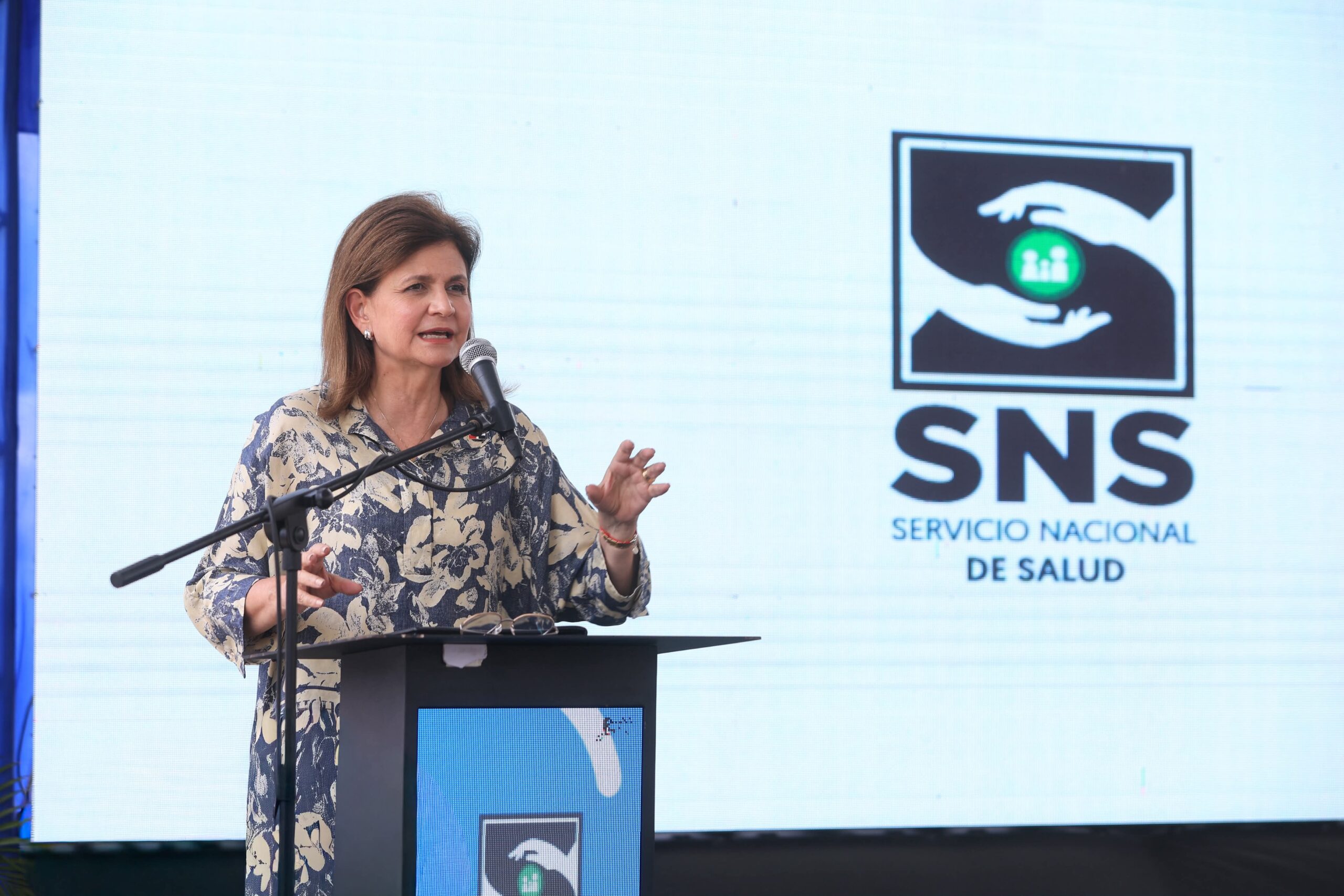 La vicepresidenta Raquel Peña