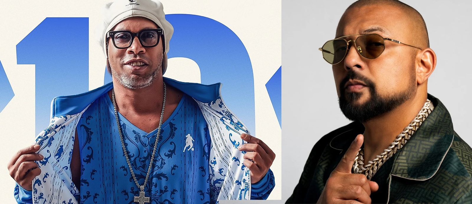 Ronaldinho y Sean Paul se reúnen en Camisa 10.