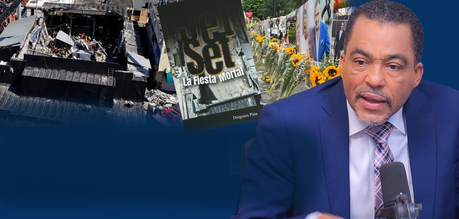 Diógenes Piña, reportero y periodista, autor El Jet Set: La Fiesta Mortal.