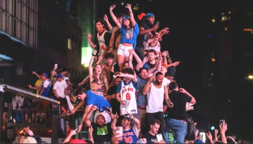 Fans de los Knicks de Nueva York