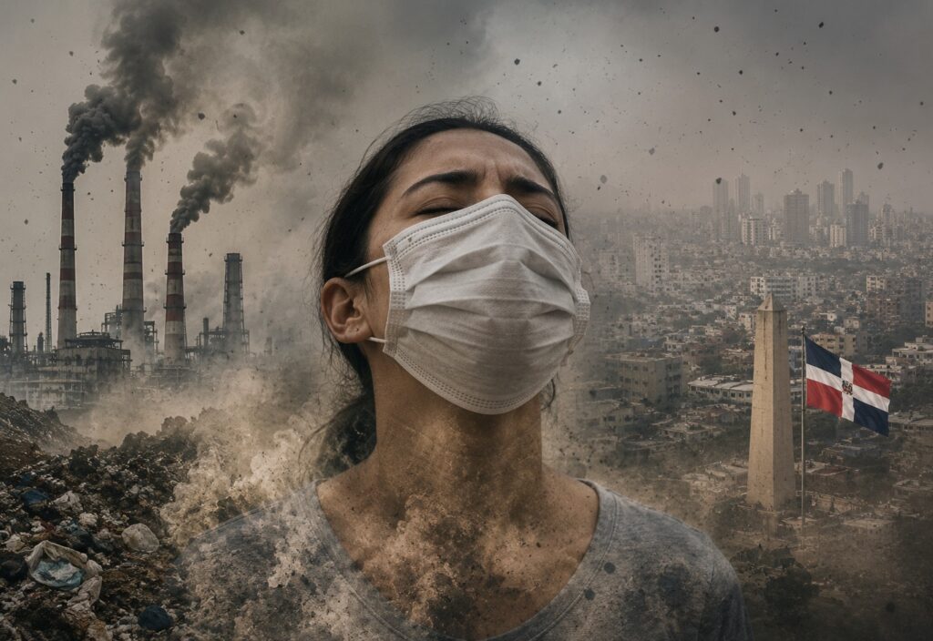 RD registra niveles alarmantes de contaminación del aire