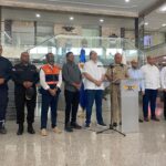 El ministro de Defensa, teniente general Carlos Antonio Fernández Onofre, encabezó rueda de prensa sobre equipos de rescate enviados a Venezuela.