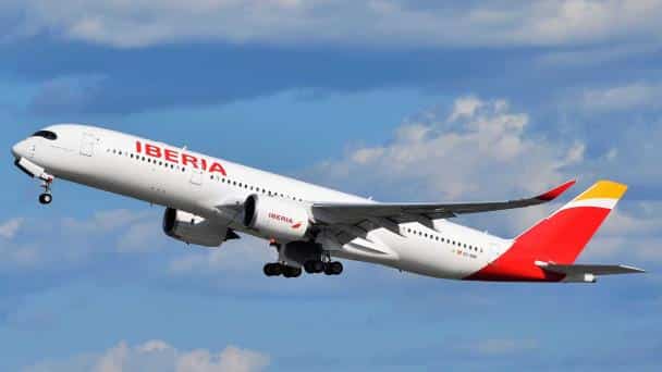 Vuelo de Iberia (Foto fuente externa).