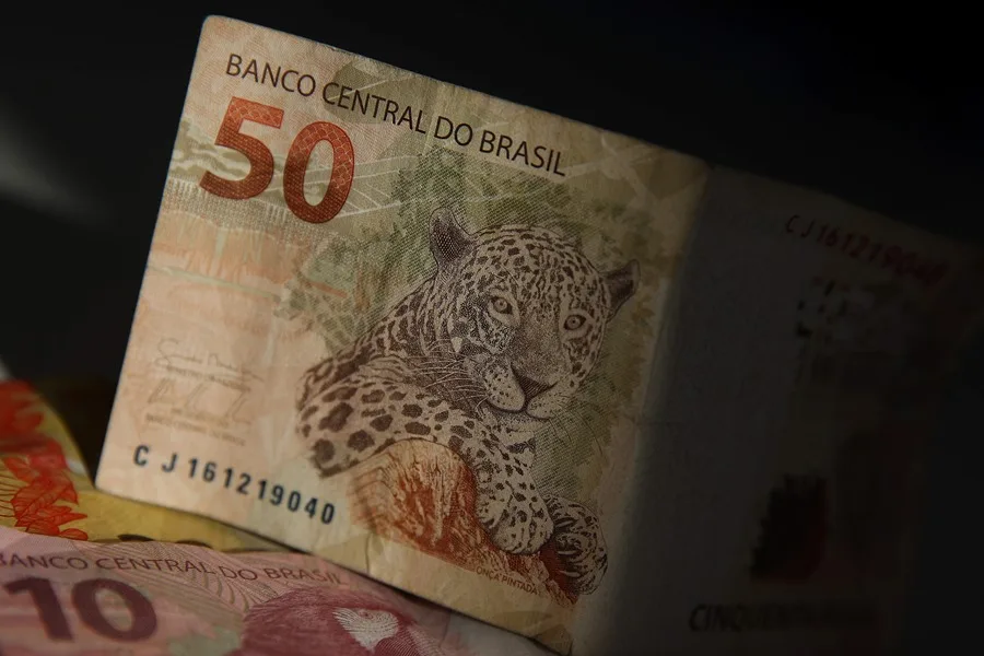 Reales brasileños en Río de Janeiro (Brasil).