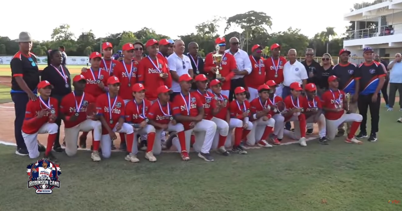 El Distrito Nacional es el campeón de la 7ma versión de la Copa Robinson Canó U12.