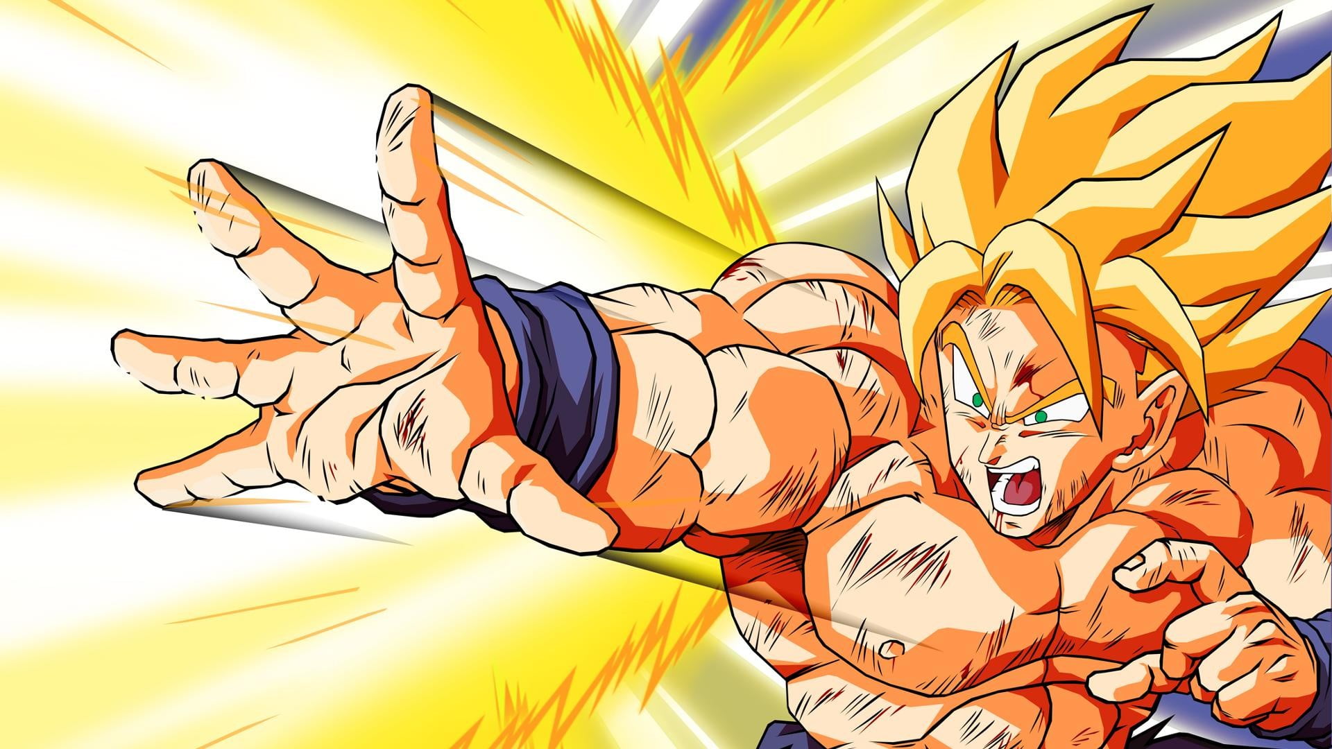 Goku se convierte en Super Saiyajin (Foto fuente externa).