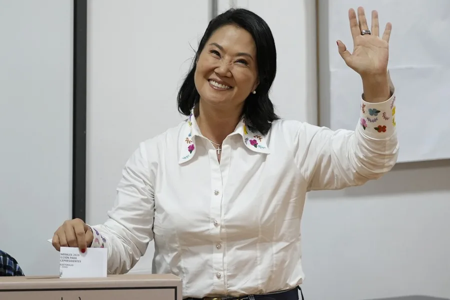 Presidencia de Perú por el partido Fuerza Popular, Keiko Fujimori, en Lima (Perú).