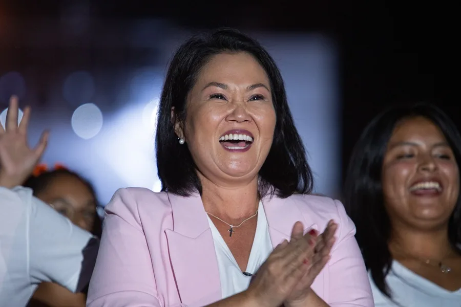 La candidata a la Presidencia de Perú por el partido Fuerza Popular, Keiko Fujimori