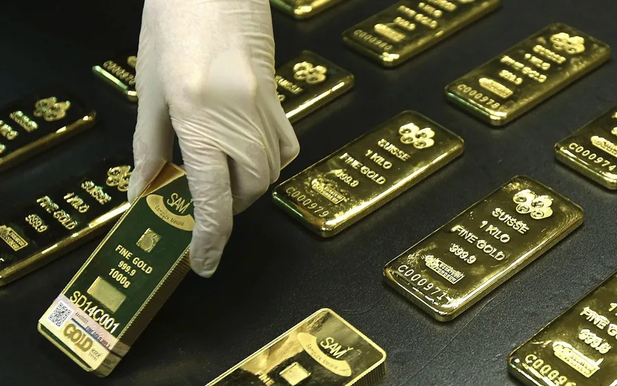 Lingotes de oro. EFE/Yonhap.