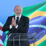 Fotografía de archivo del presidente de Brasil, Luiz Inácio Lula da Silva, en una rueda de prensa, en Washington (Estados Unidos). EFE/ Octavio Guzmán.