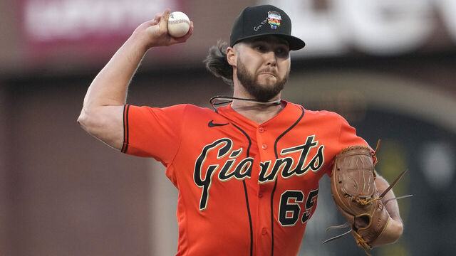 Landen Roupp de los Gigantes de San Francisco.