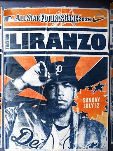 Tyron Liranzo, de los Tigres de Detroit, uno de los 10 dominicanos en la versión 27 del Juego de Futuras Estrellas de MLB.
