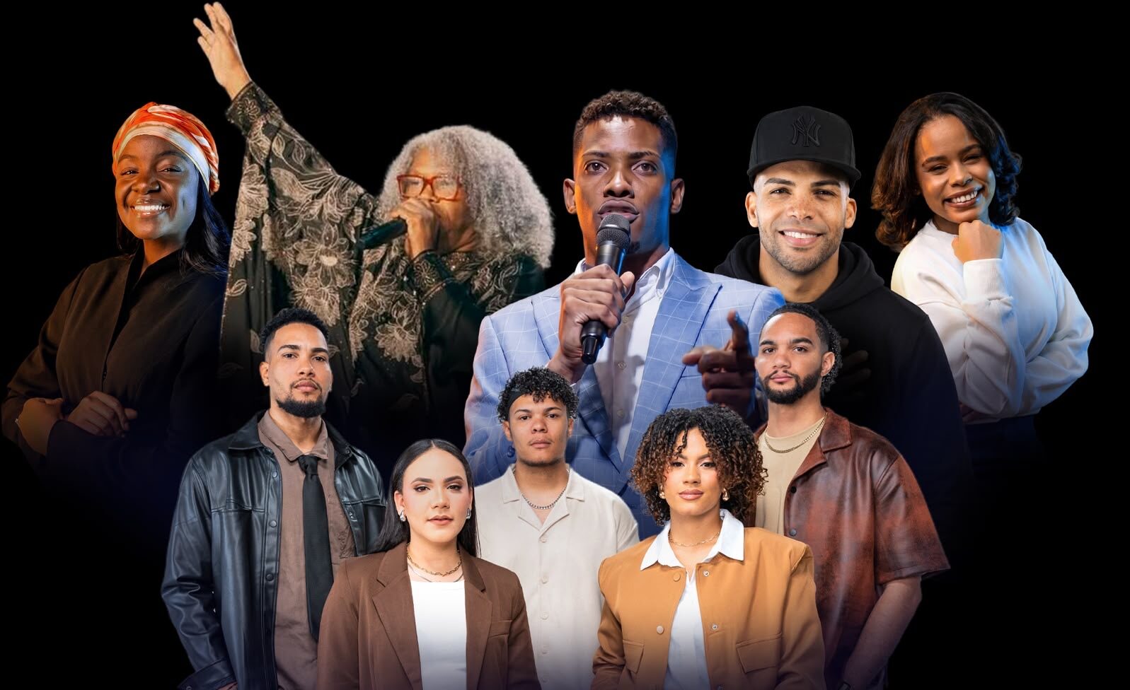 Artistas cristianos que actuarán en el concierto "Adorando Juntos en Verano"