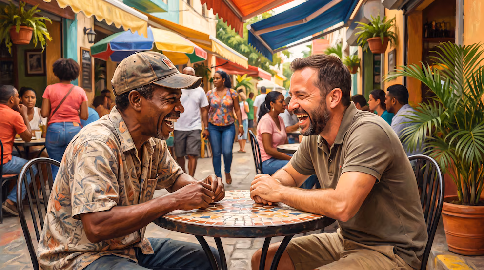 La República Dominicana obtuvo una puntuación promedio de 6.093 sobre 10 en el índice de bienestar del World Happiness Report 2026. (Imagen Ilustrativa Infobae).