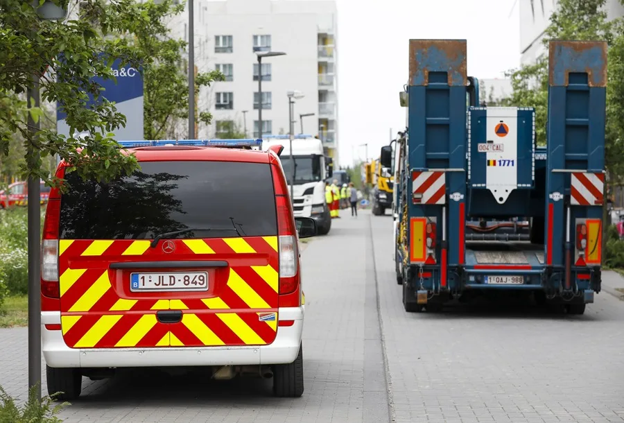 Imagen de archivo de un dispositivo de emergencia en Amberes, Bélgica. EFE/ Julien Warnand.
