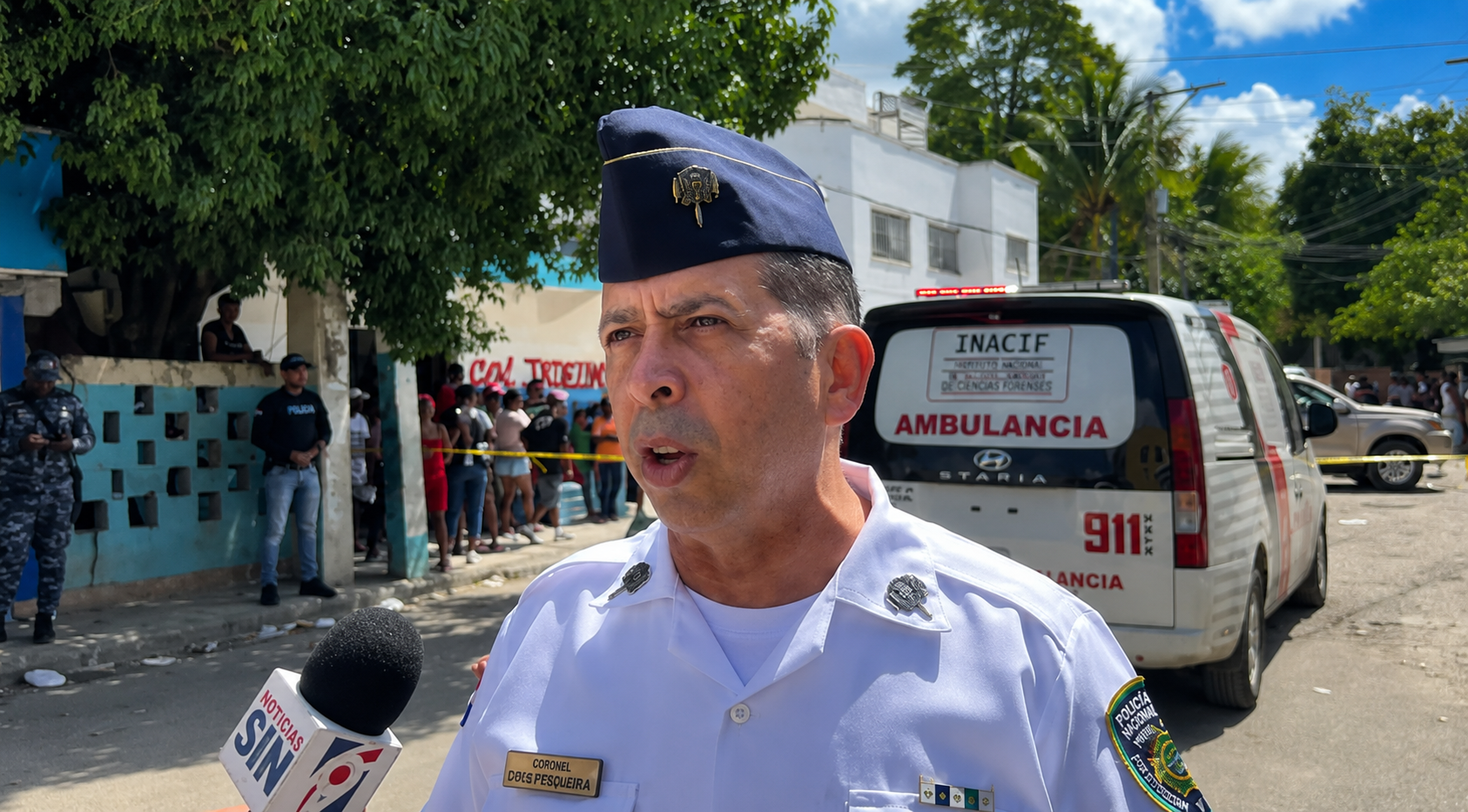 Diego Pesqueira, vocero de la Policía Nacional