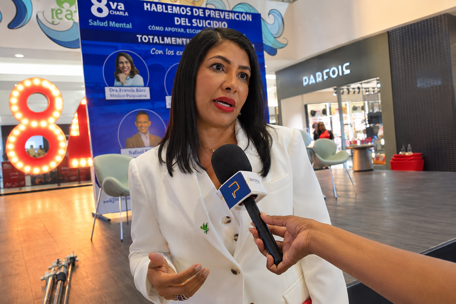 comunicadora Arisleyda Villalona, conocida popularmente como La Condesa