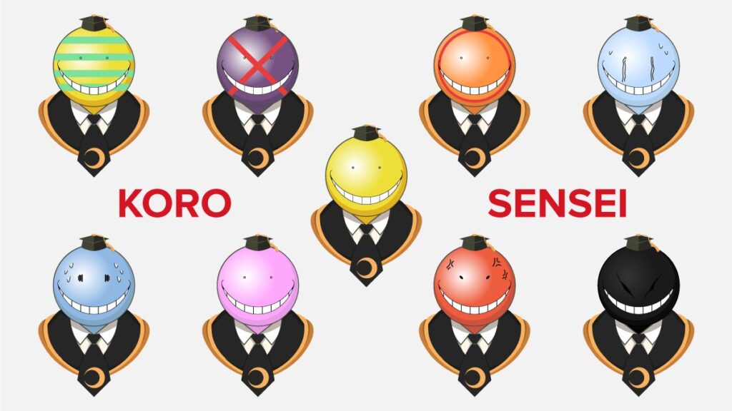Versiones de Koro-sensei.