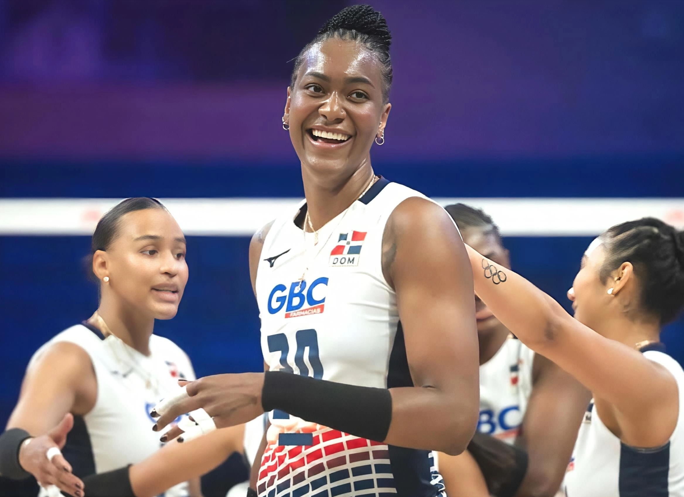 Brayelin Martínez lideró a las dominicanas con 20 puntos.
