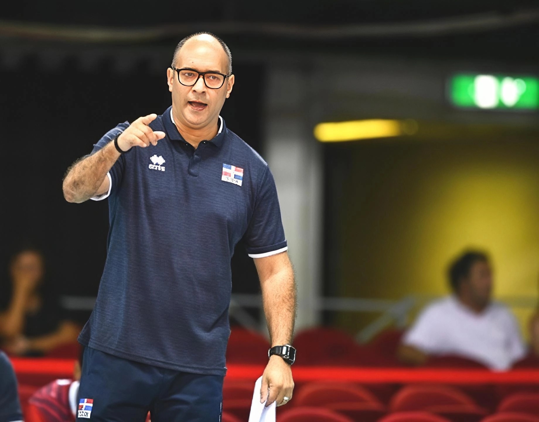 José Alexander Gutiérrez, dirigente del seleccionado masculino de voleibol.