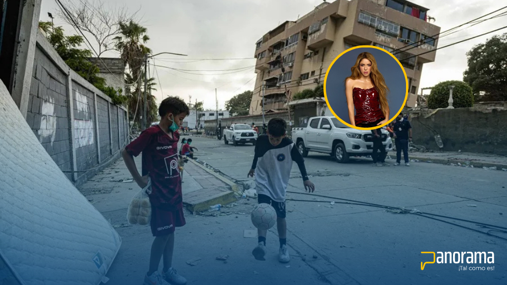 Shakira anuncia donación de la FIFA a Venezuela