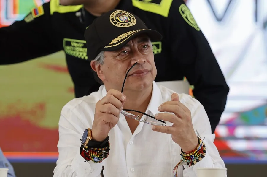 El presidente de Colombia, Gustavo Petro,
