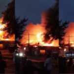 Incendio reduce a cenizas varios comercios en Imbert, Puerto Plata.