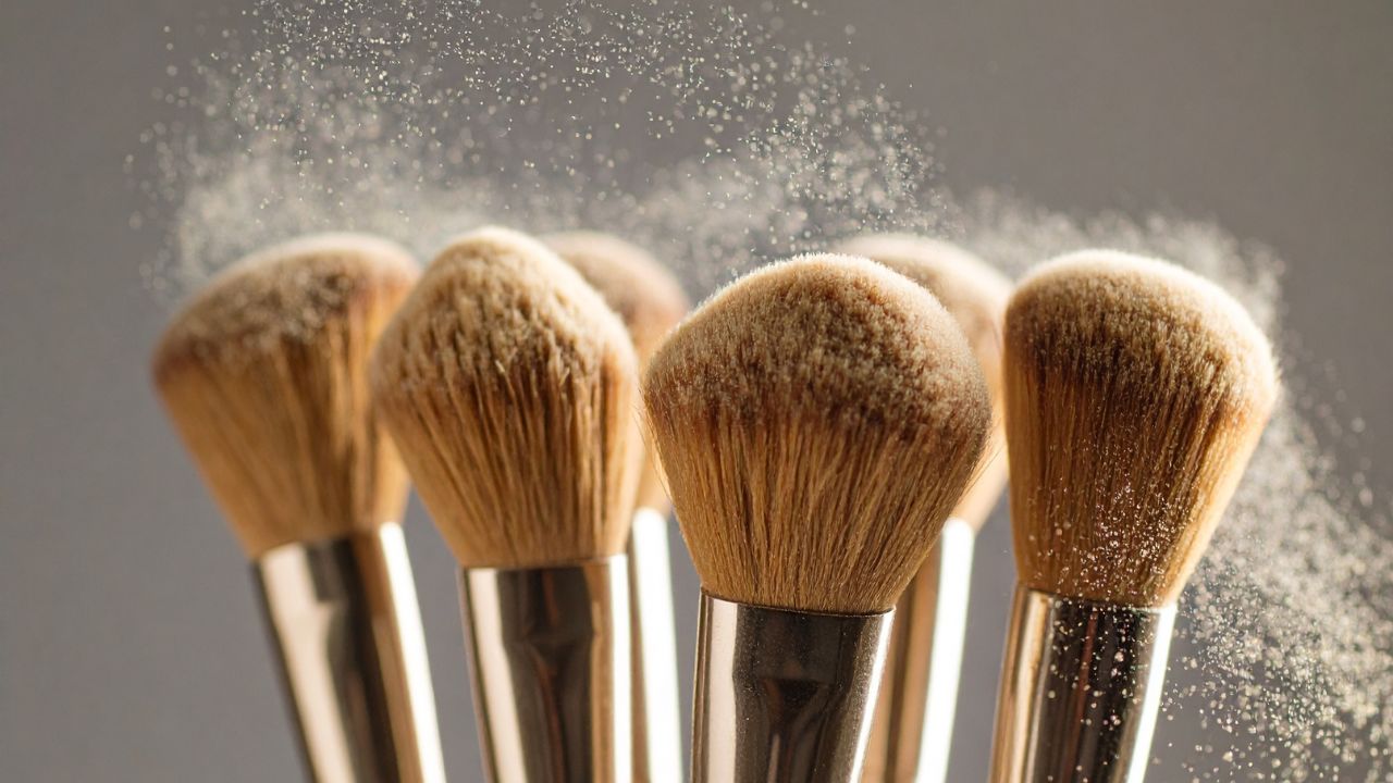 Brochas de maquillaje (Imagen de referencia).