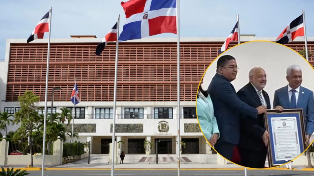 Senado reconoce aportes culturales de Marino Berigüete y trayectoria de Antonio Méndez Méndez.