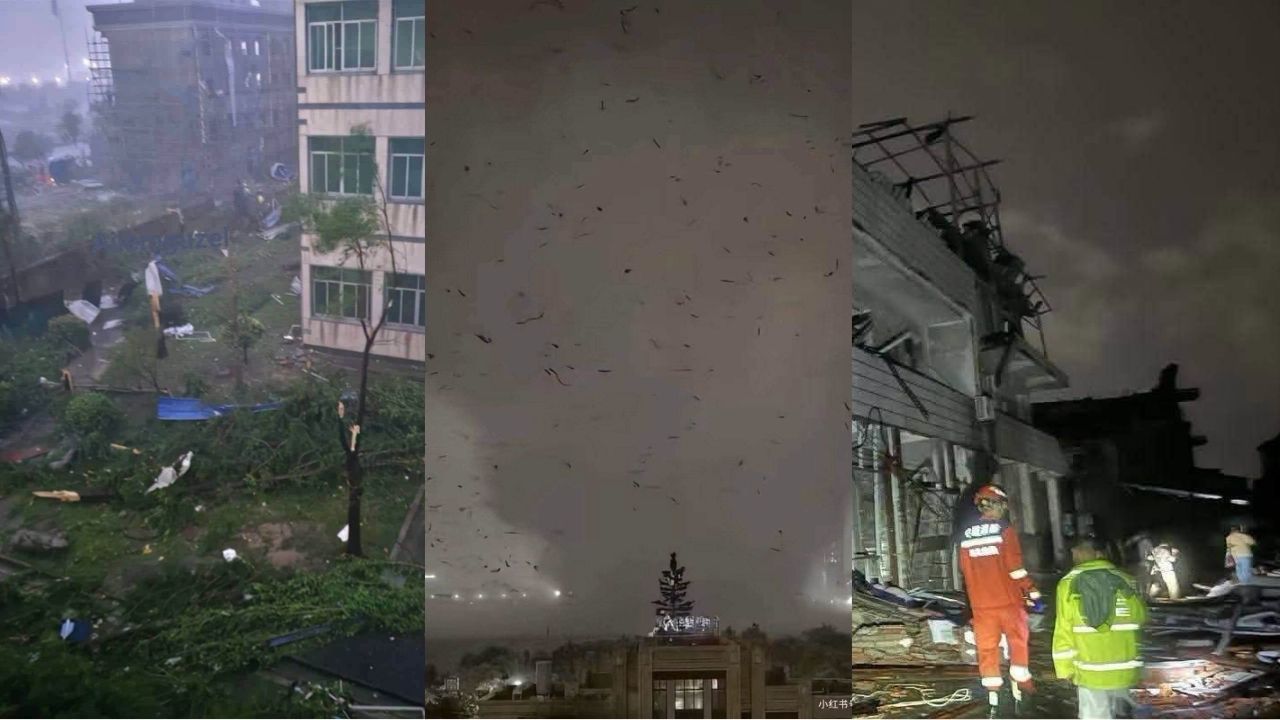 Tormentas, tifón y deslizamiento de tierra dejan 20 muertos en China.