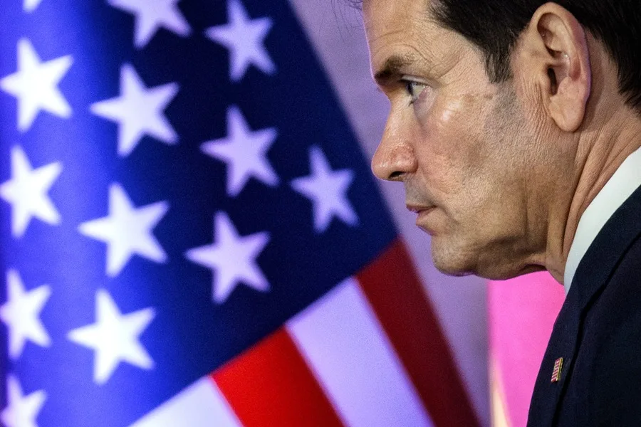 El secreatario de Estado de EE.UU.,Marco Rubio, este jueves en Manila. EFE/EPA/Ezra Acayan/ POOL.
