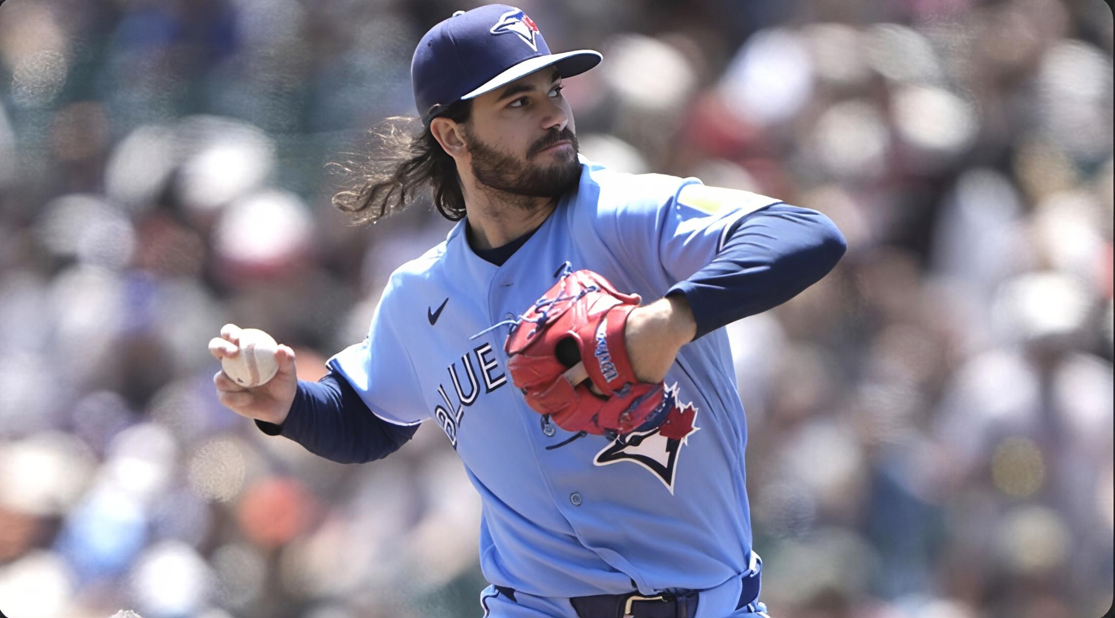 Dylan Cease, lanzador de los Azulejos de Toronto