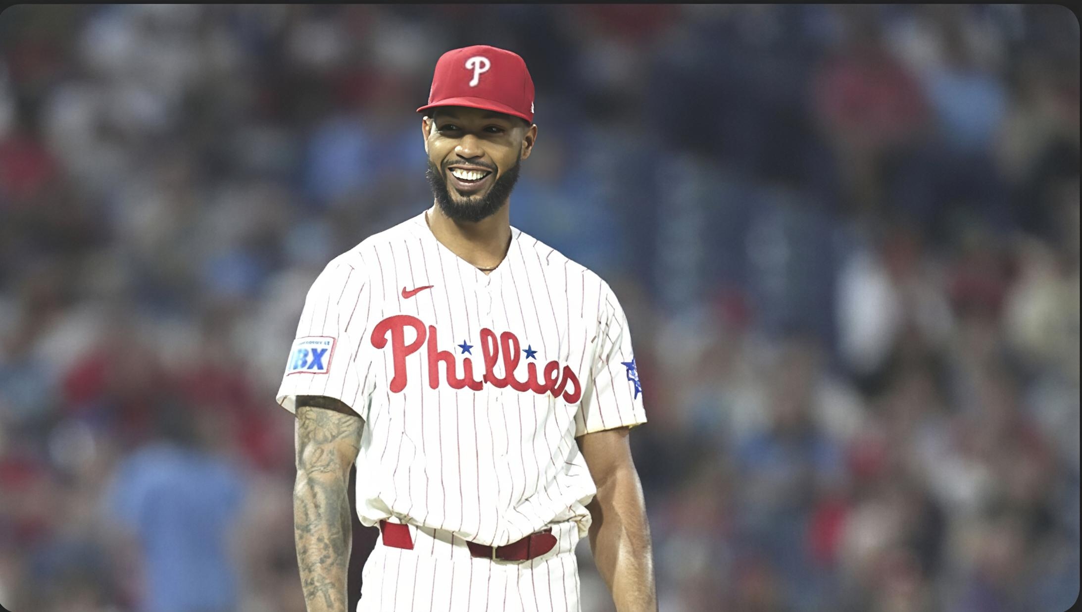 Lanzador dominicano Cristopher Sánchez de los Filis de Filadelfia.