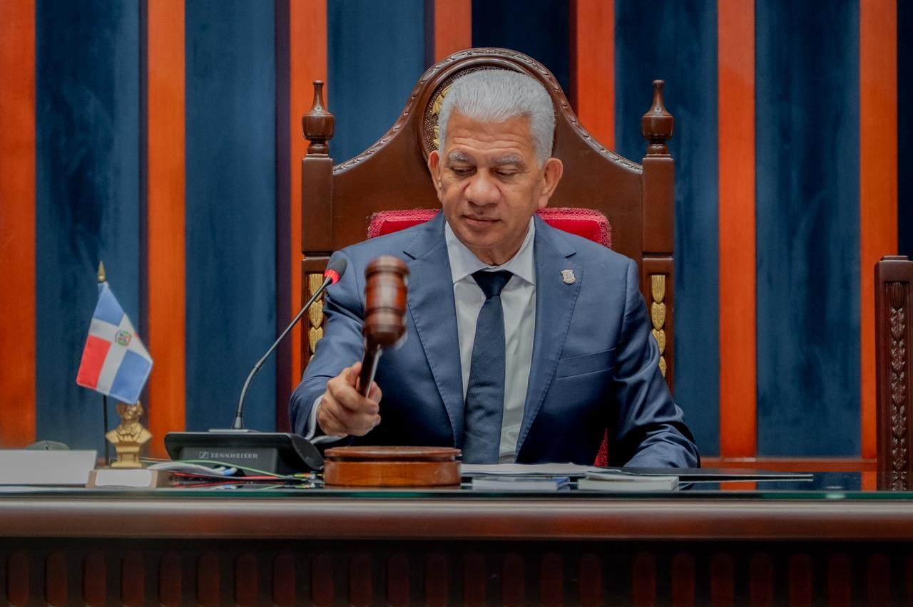 El presidente del Senado, Ricardo de los Santo