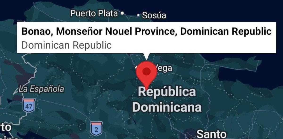 Temblor de tierra en Bonao