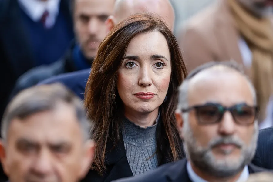 Fotografía de archivo de la vicepresidenta argentina, Victoria Villarruel. EFE/Juan Ignacio Roncoroni.