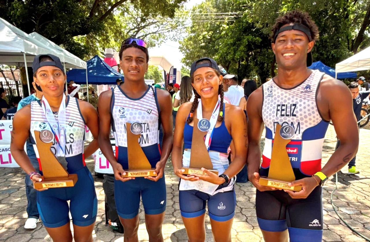 Nashla Pujols, Moreta, Arisleidy Pujols, quien obtuvo el primer lugar en la categoría Élite Femenino, y Víctor Aurelio Feliz, en El Salvador.