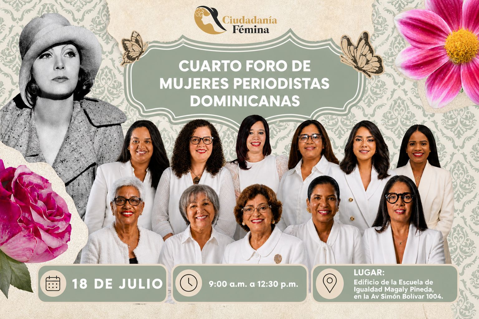 El IV Foro de Mujeres Periodistas por Ciudadanía Femenina.