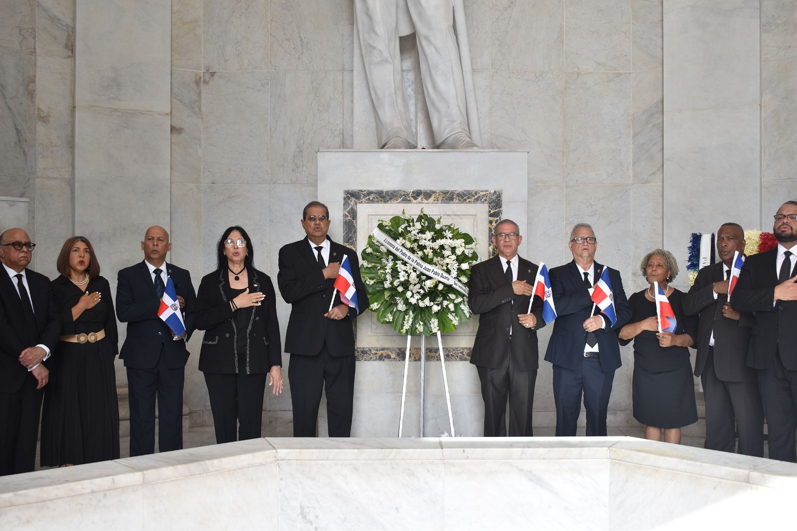 Instituto Duartiano realiza homenaje por aniversario de la muerte de Juan Pablo Duarte.